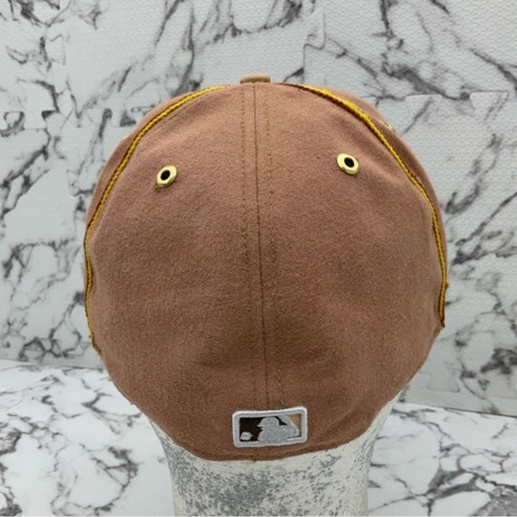 Men's New Era Vintage Brown Cap B Red Sox 59Fifty Hat NWT - Picture 5 of 5